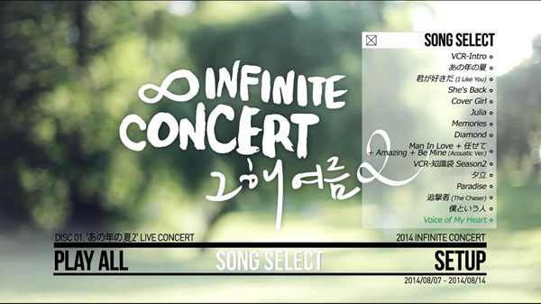 Infinite 夏日演唱会 2014 Infinite Concert (That Summer 2)[BDMV原盘]三碟 57.9G