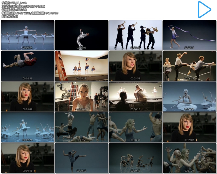 歌手-[Taylor Swift(泰勒·斯威夫特)1989][D.L.X][DVD原盘ISO][1.85G]网盘下载