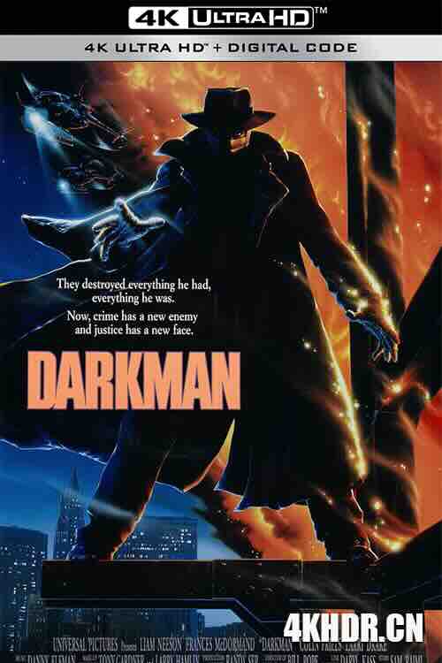 [BT下载4K]变形黑侠 Darkman (1990) / 魔侠震天雷(台) / 隐形黑侠 / 4K电影下载 / Darkman 1990 2160p UHD BluRay REMUX DV HDR HEVC DTS-HD MA 5 1-TRiToN-高分电影