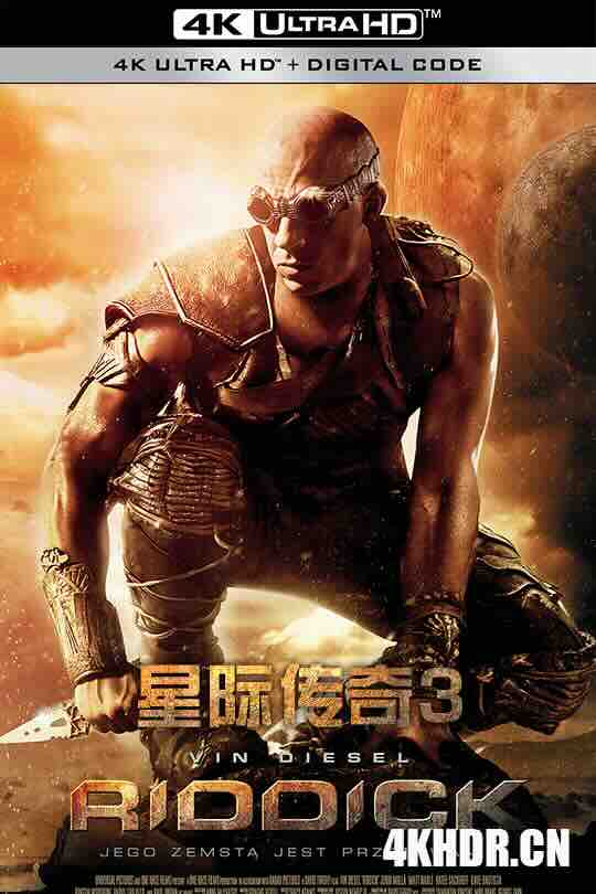 [BT下载4K]星际传奇3 Riddick (2013) / 星兽浩劫(港) / 超世纪战警：暗黑对决(台) / Riddick: Rule the Dark / RIddck / The Chronicles of Riddick: Dead Man Stalking / 4K电影下载 / Riddick.2013.Unrated.Directors.Cut.2013.2160p.Ai-Upscaled.10Bit.H265.DTS-HD.MA.5.1-高分电影