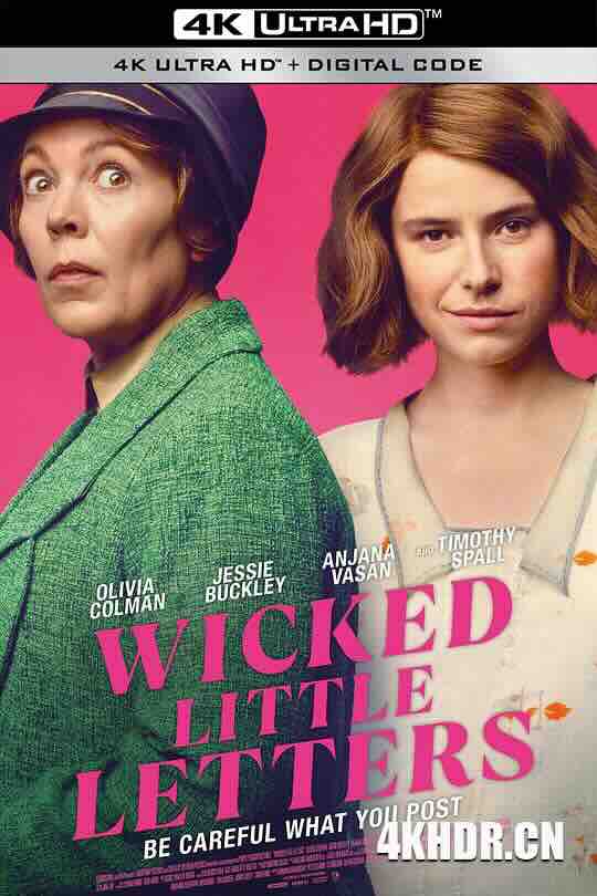 [BT下载4K]小小恶信件 Wicked Little Letters (2023) / 邪恶信件 / 邪恶小信件 / 4K电影下载 / Wicked.Little.Letters.2023.2160p.WEB-DL.DDP5.1.DV.HDR.H.265-高分电影