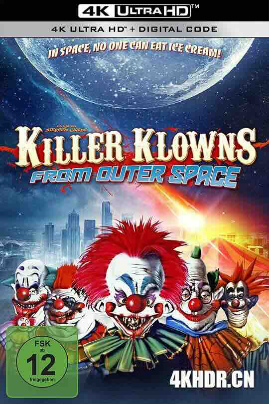 [BT下载4K]外太空杀人小丑 Killer Klowns from Outer Space (1988) / 4K电影下载 / killer.klowns.from.outer.space.1988.2160p.uhd.bluray.h265-高分电影