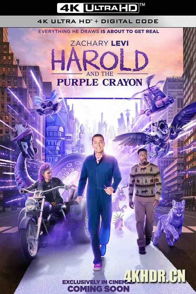 [BT下载4K]哈罗德和紫色蜡笔 Harold and the Purple Crayon (2024) 哈罗德和紫色蜡笔真人版/美国/豆瓣:-高分电影